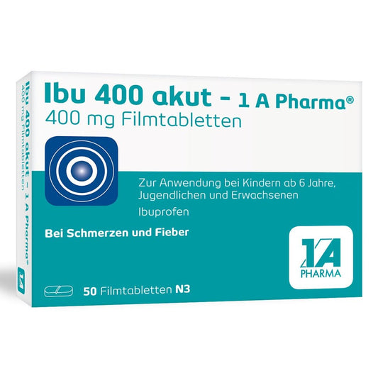 Ibu 400 Akut-1a Pharma Filmtabletten (50 stk)