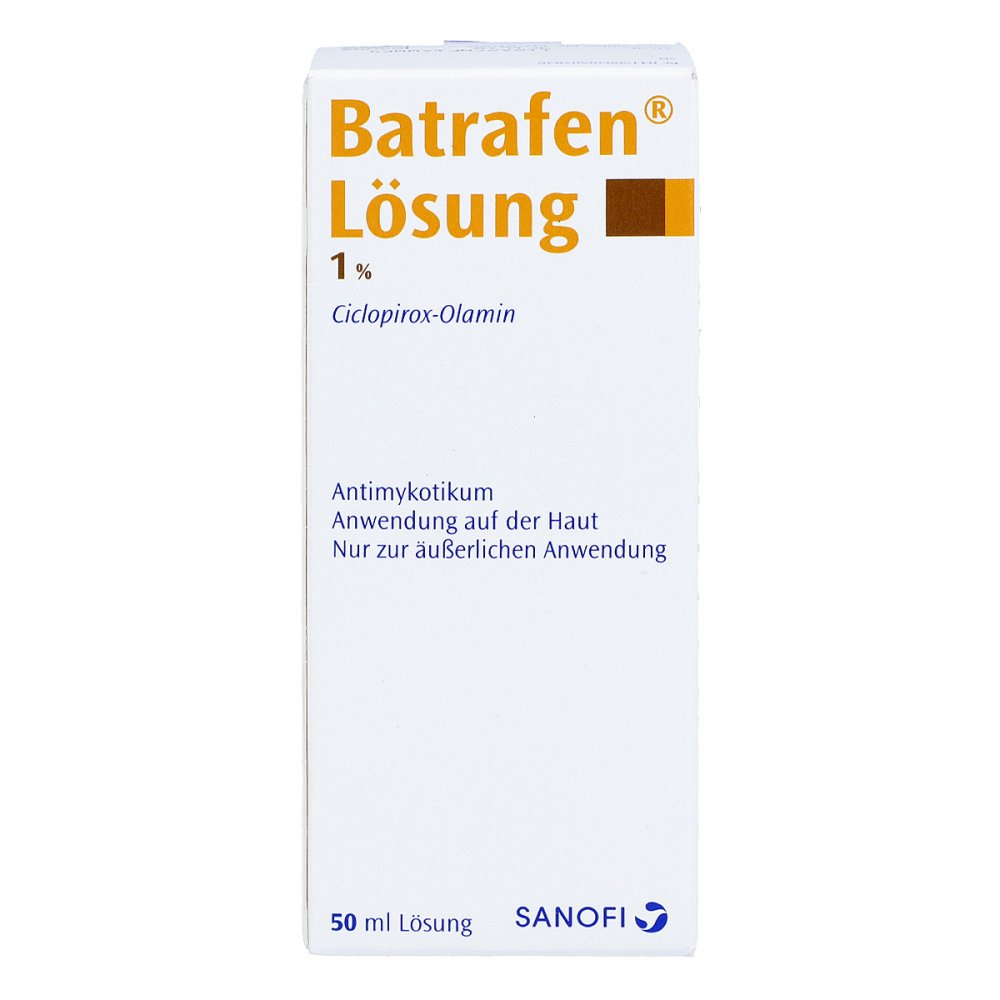 Das Produktfoto zeigt Batrafen Lösung (50 ml) PZN 03050783