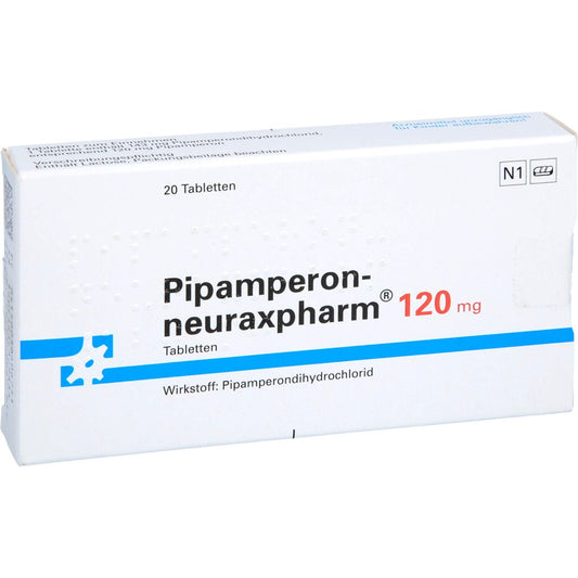 Das Produktfoto zeigt Pipamperon-Neuraxpharm 120 Mg Tabletten (20 stk) PZN 03060675
