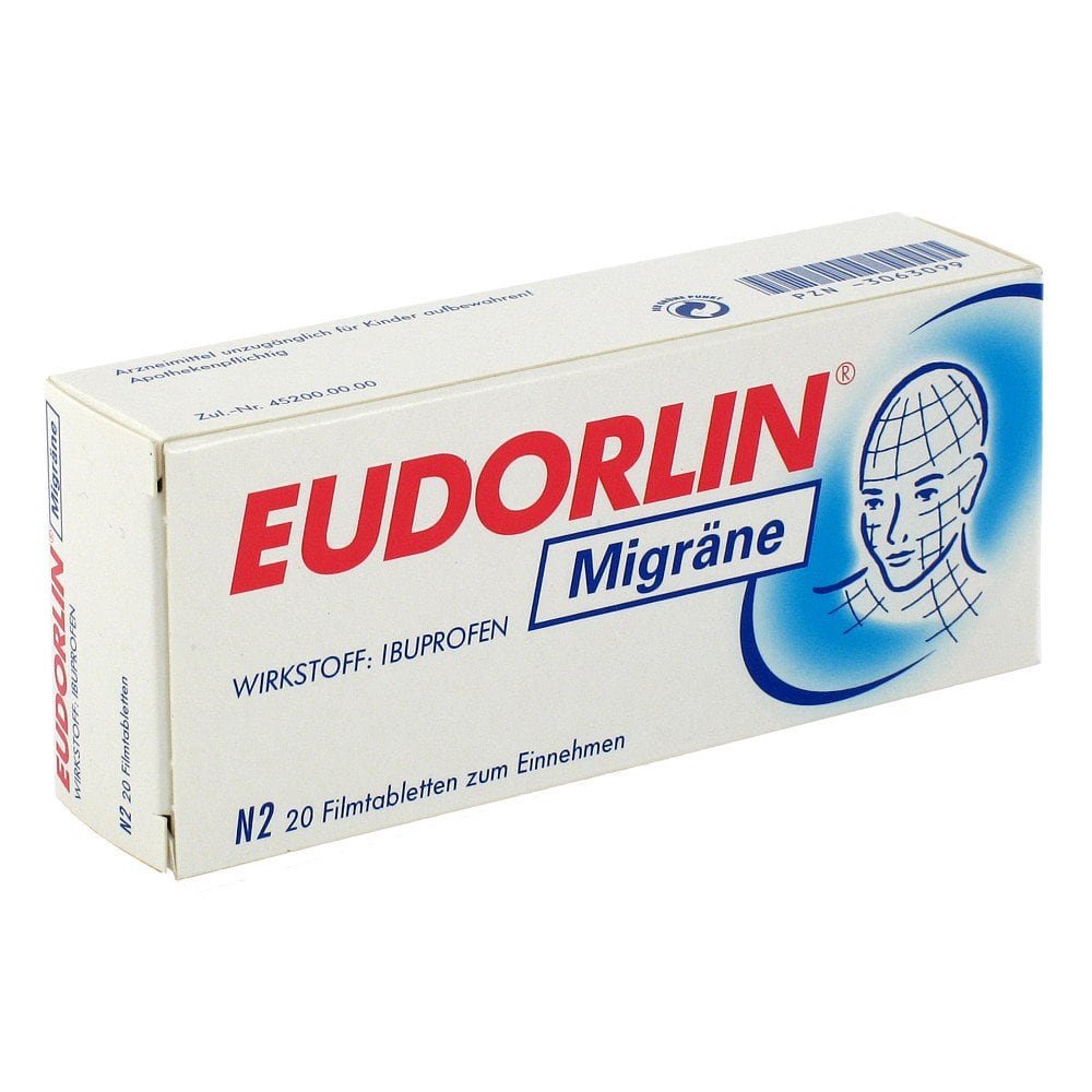 Eudorlin Migräne Filmtabletten (20 stk)