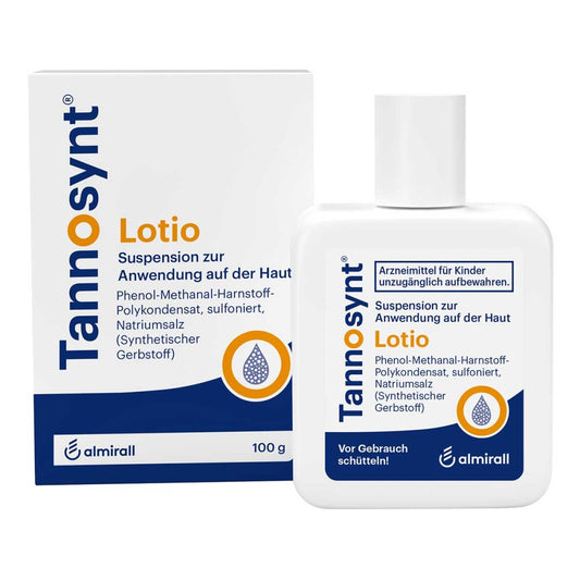 Das Produktfoto zeigt Tannosynt Lotio (100 g) PZN 03066028