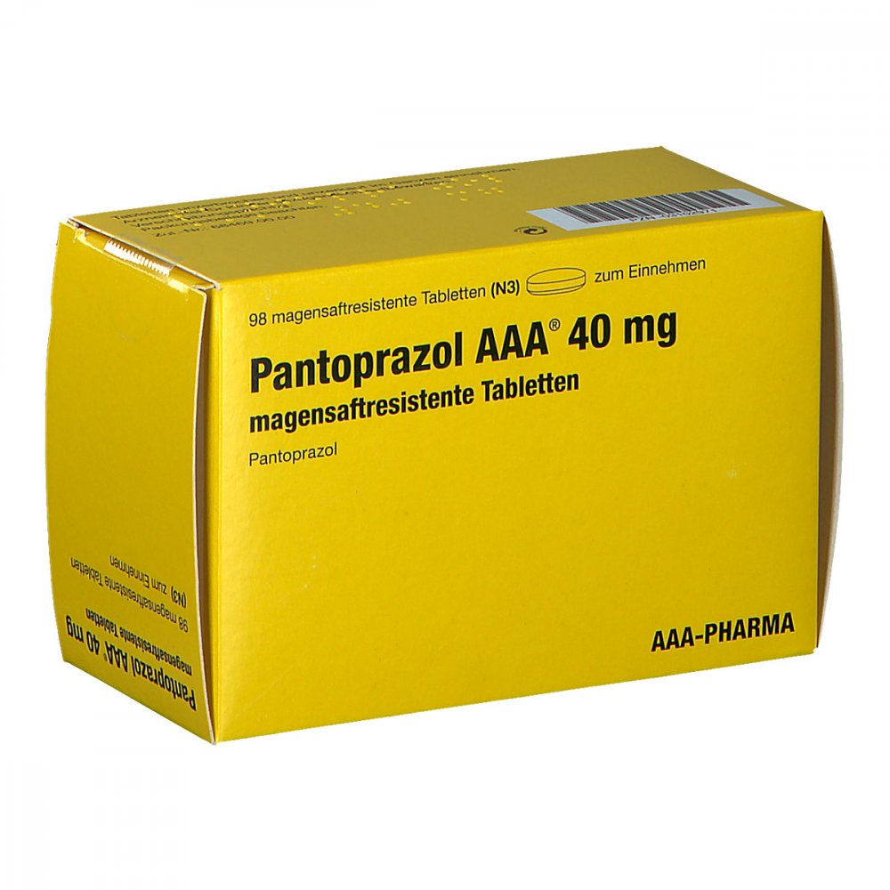 Pantoprazol Aaa 40 Mg Magensaftres.Tabletten (98 stk)