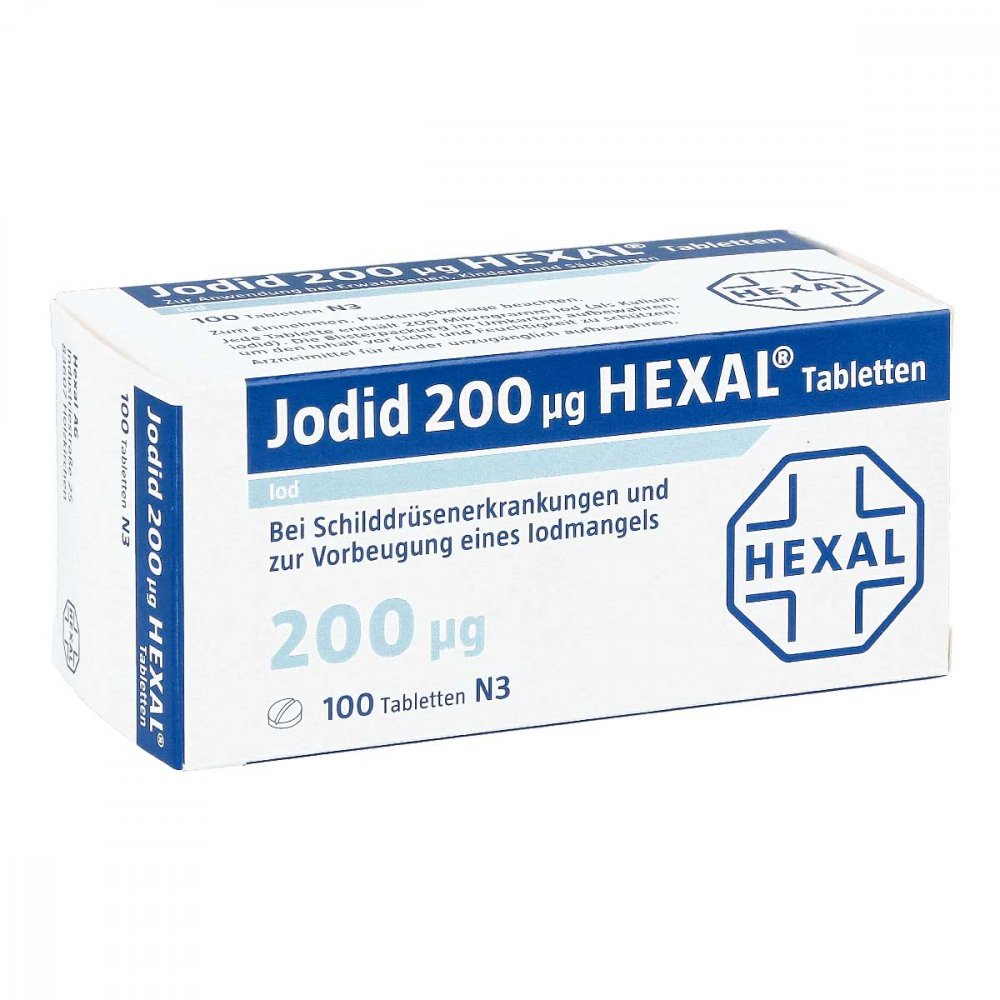 Jodid 200 Hexal Tabletten (100 stk)