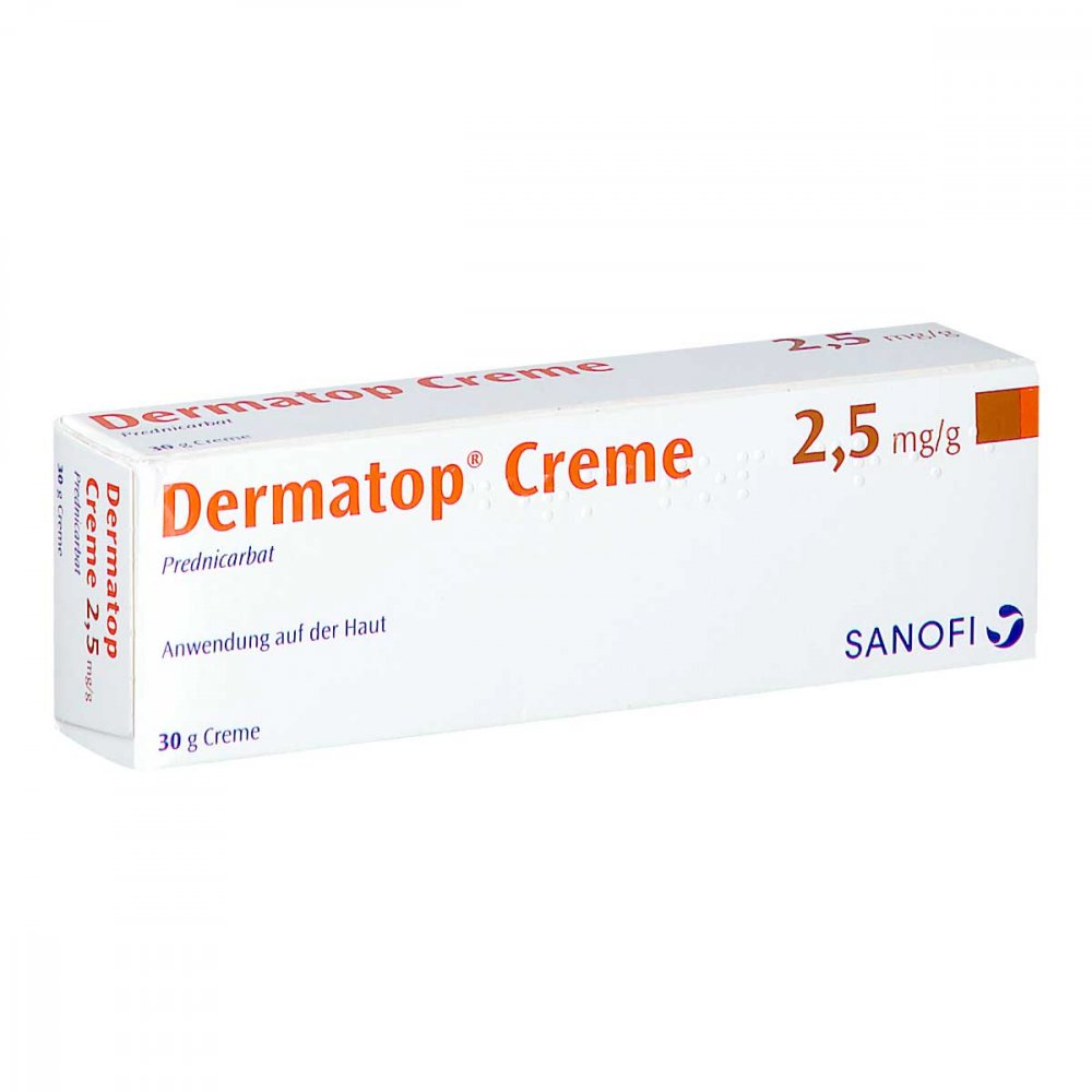 Das Produktfoto zeigt Dermatop Creme (30 g) PZN 03112969