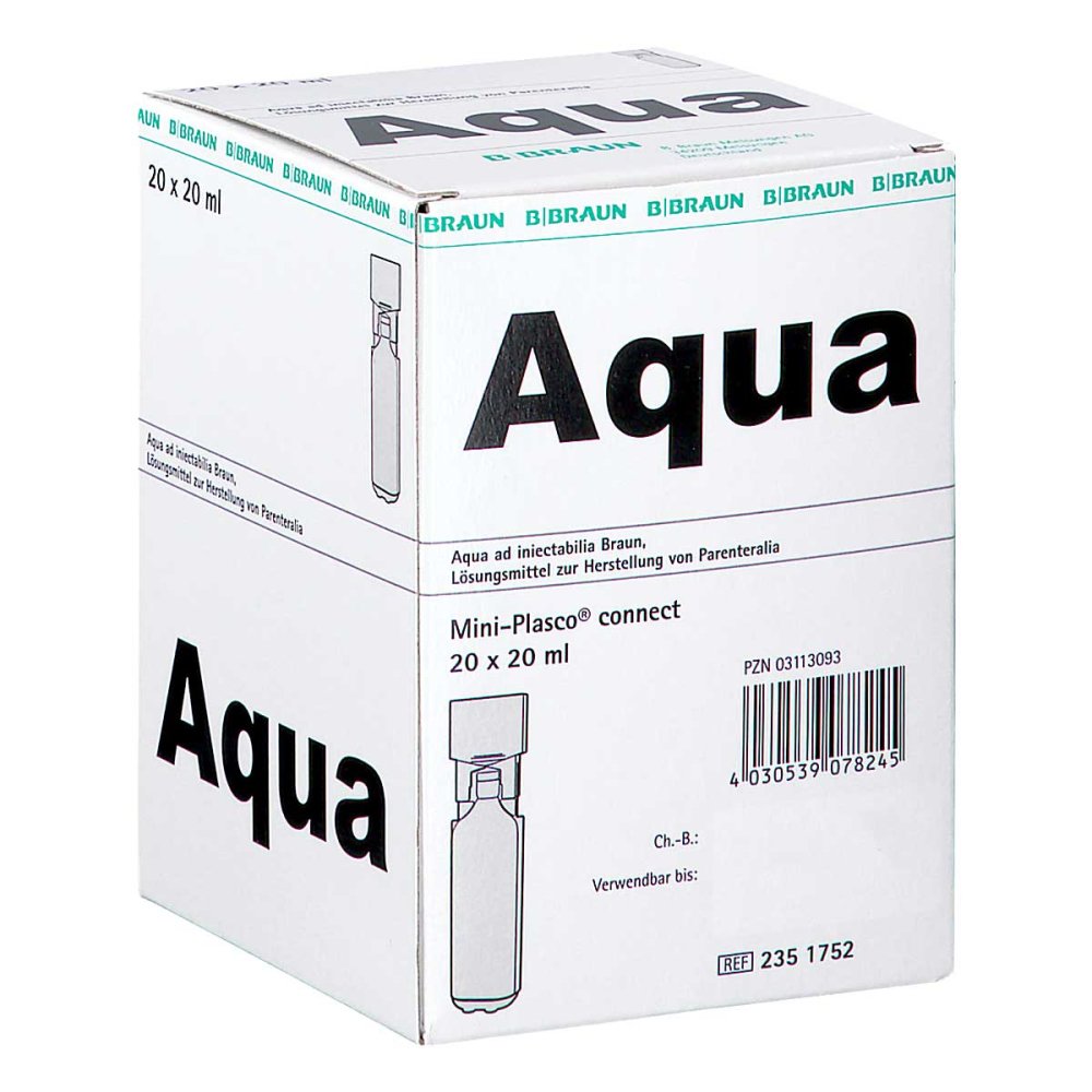 Aqua Ad Injectabilia Miniplasco Connect Inj.-Lsg. (20X20 ml)