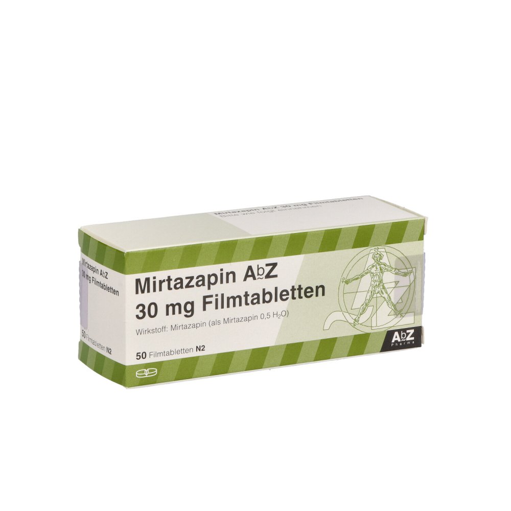 Mirtazapin Abz 30 Mg Filmtabletten (50 stk)
