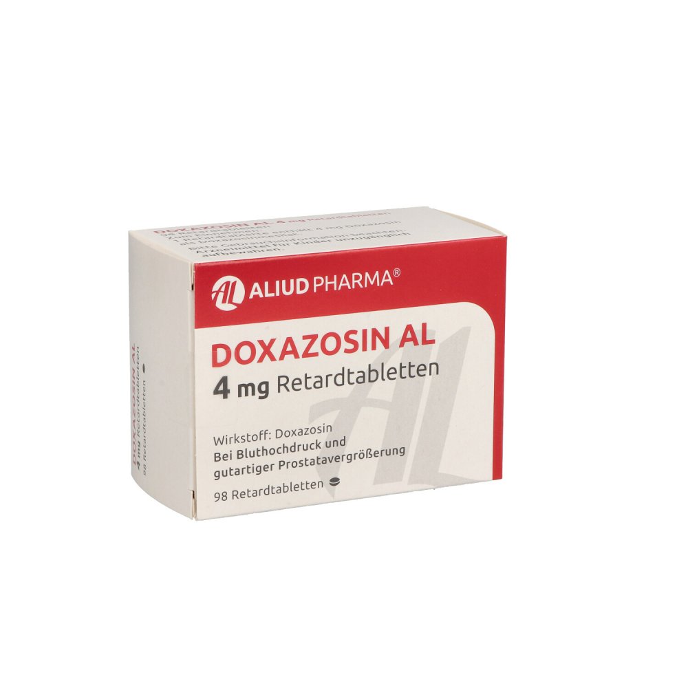Doxazosin Al 4 Mg Retardtabletten (98 stk)