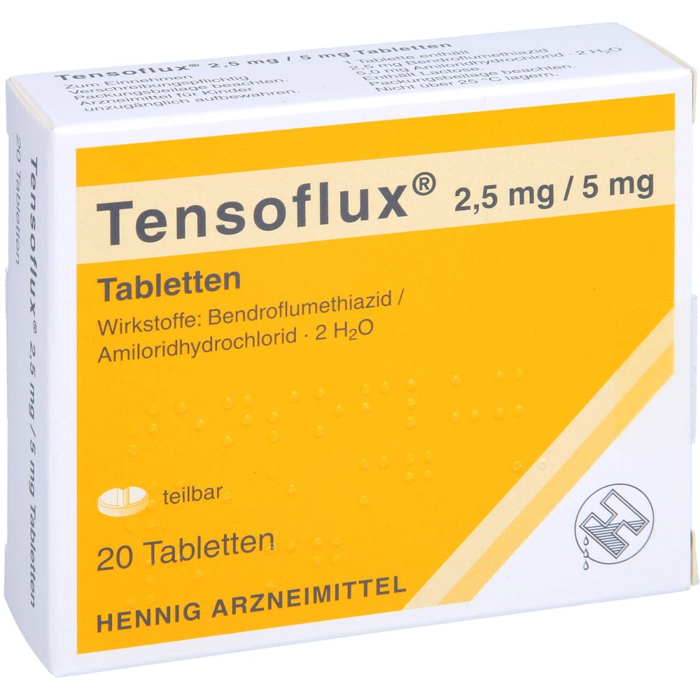Tensoflux 2,5 Mg/5 Mg Tabletten (20 stk)