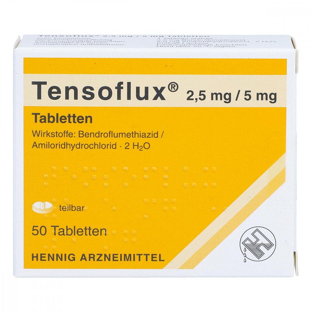 Tensoflux 2,5 Mg/5 Mg Tabletten (50 stk)