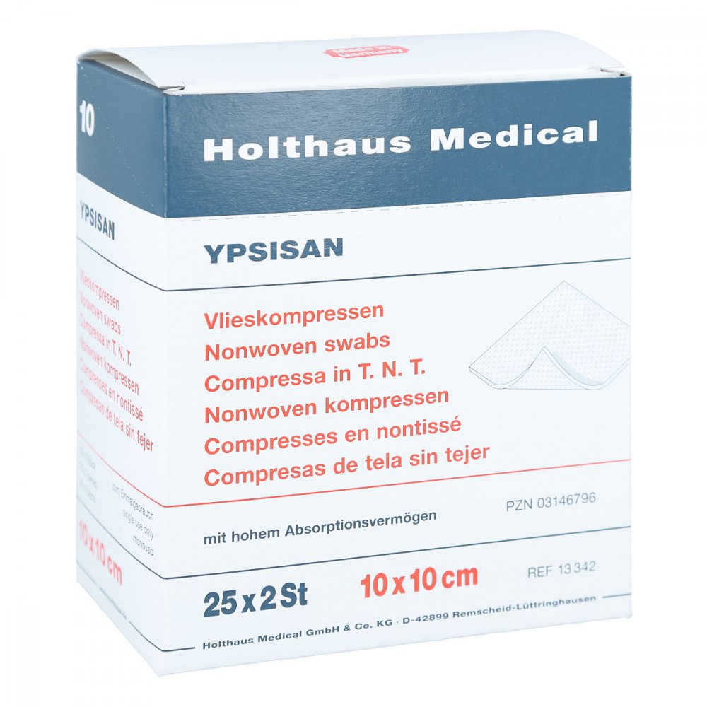 Kompressen Ypsisan 10x10 Cm Steril (25X2 stk)