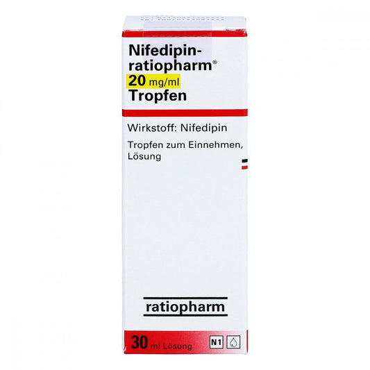 Nifedipin-Ratiopharm 20 Mg/Ml Tropfen Z.Einnehmen (30 ml)