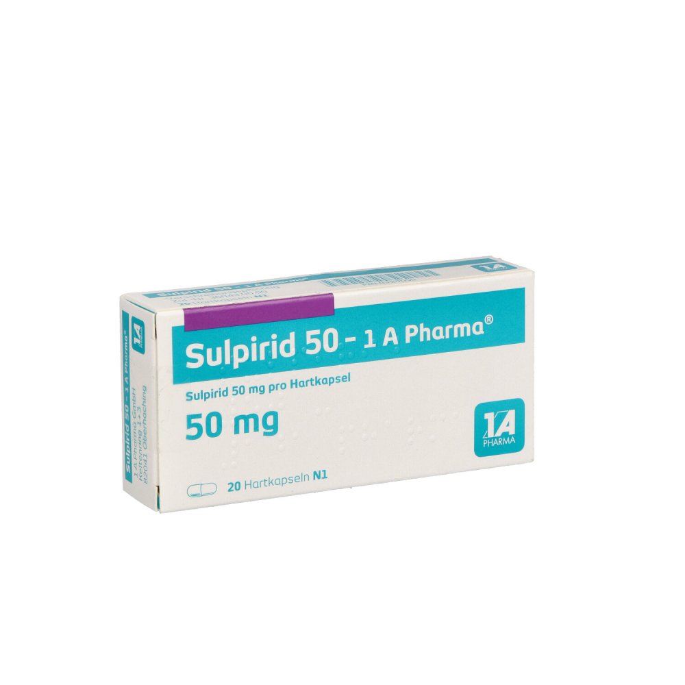 Sulpirid 50-1a Pharma Hartkapseln (20 stk)