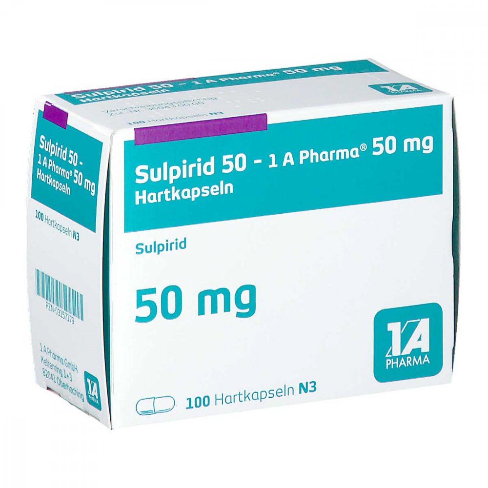 Sulpirid 50-1a Pharma Hartkapseln (100 stk)