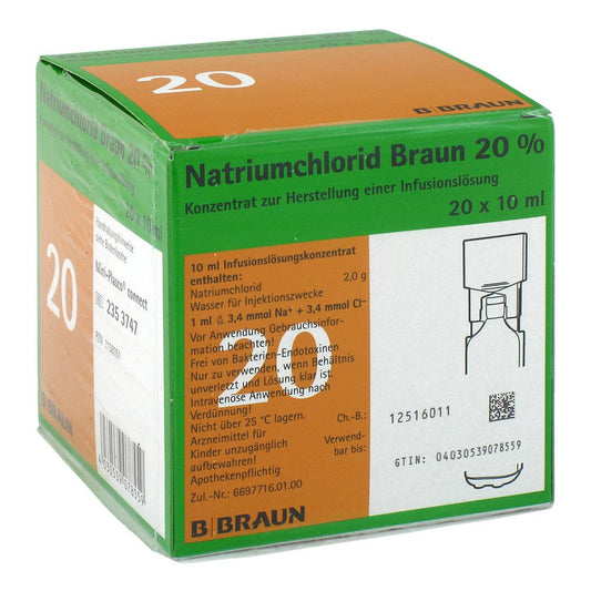 Natriumchlorid 20% Mpc Elektrolytkonzentrat (20X10 ml)