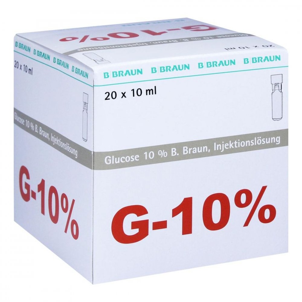Glucose 10% B.Braun Mini Plasco Connect Inj.-Lsg. (20X10 ml)