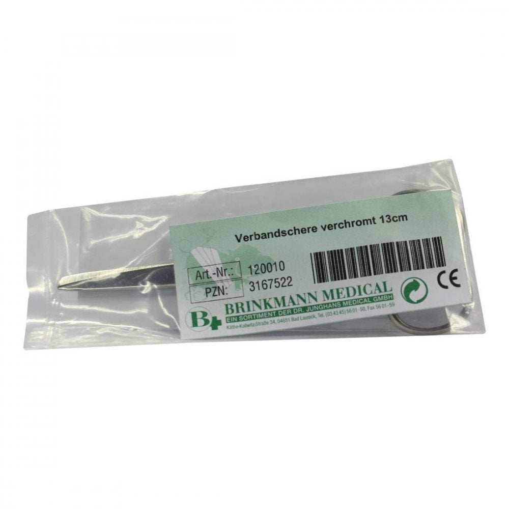 Das Produktfoto zeigt Verbandschere 13 Cm Verchromt (1 stk) PZN 03167522