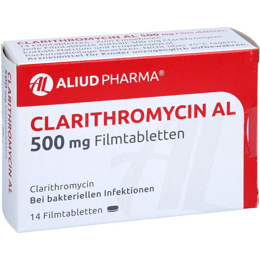 Clarithromycin Al 500 Mg Filmtabletten (14 stk)