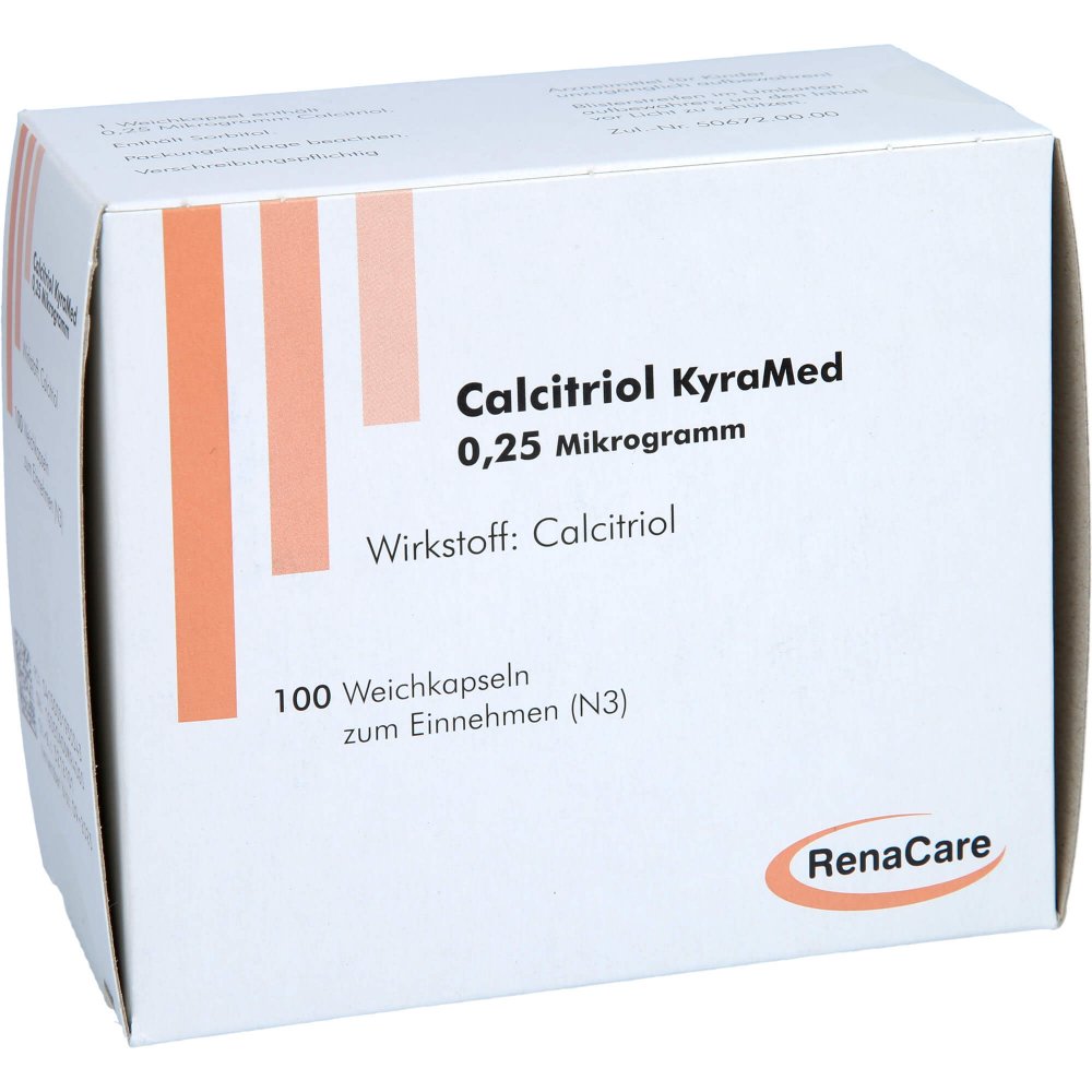 Calcitriol Kyramed 0,25 Μg Weichkapseln (100 stk)