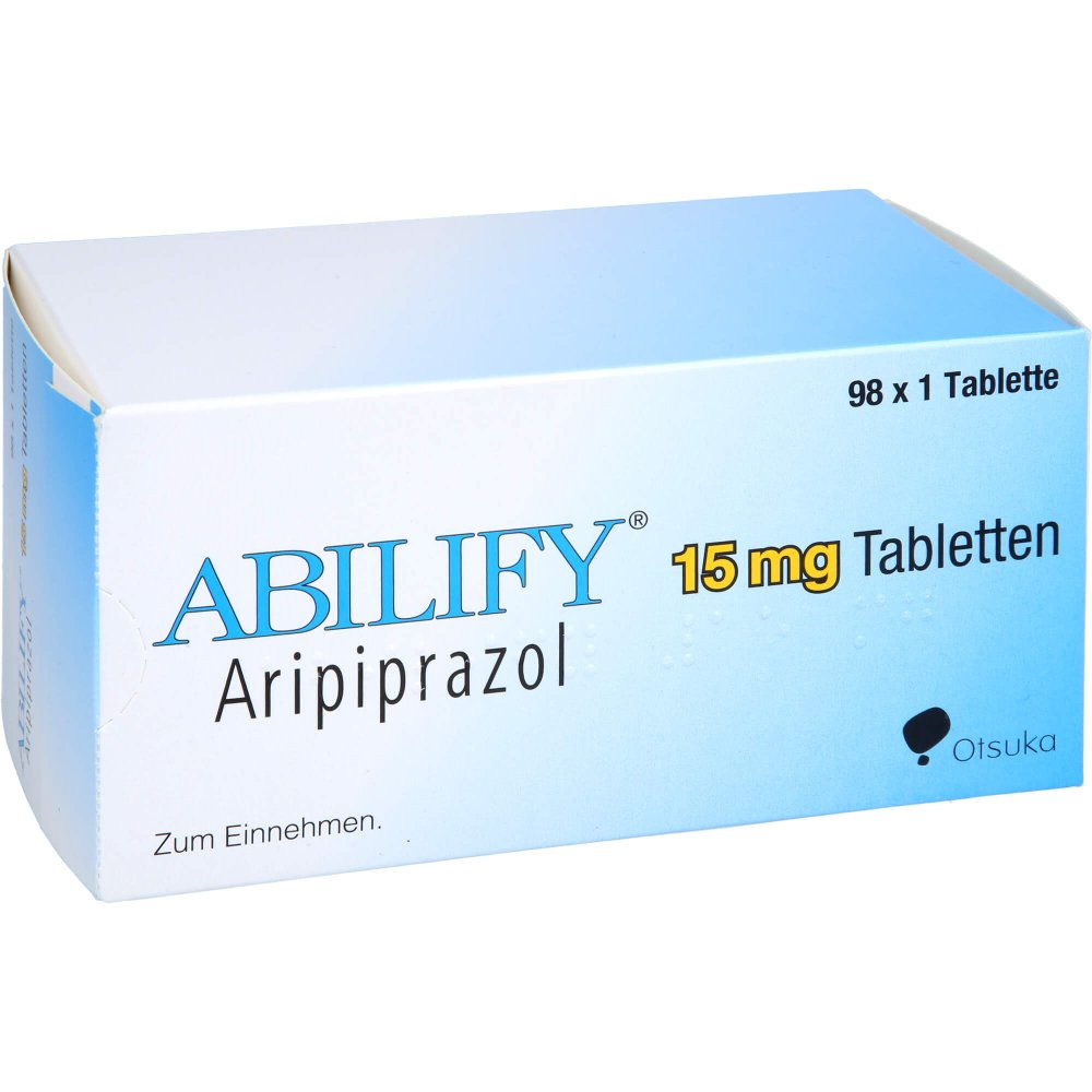 Das Produktfoto zeigt Abilify 15 Mg Tabletten (98 stk) PZN 03205932
