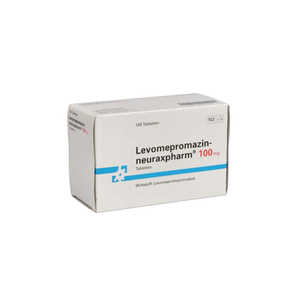Das Produktfoto zeigt Levomepromazin-Neuraxpharm 100 Mg Tabletten (100 stk) PZN 03221061