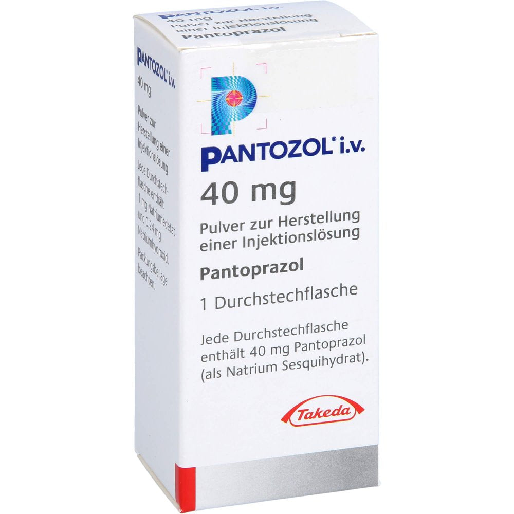 Das Produktfoto zeigt Pantozol I.V. 40 Mg Trockensubstanz O.Lösungsm. (1 stk) PZN 03222445