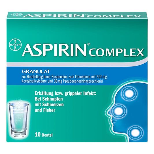 Aspirin Complex Btl.M.Gran.Z.Herst.E.Susp.Z.Einn. (10 stk)