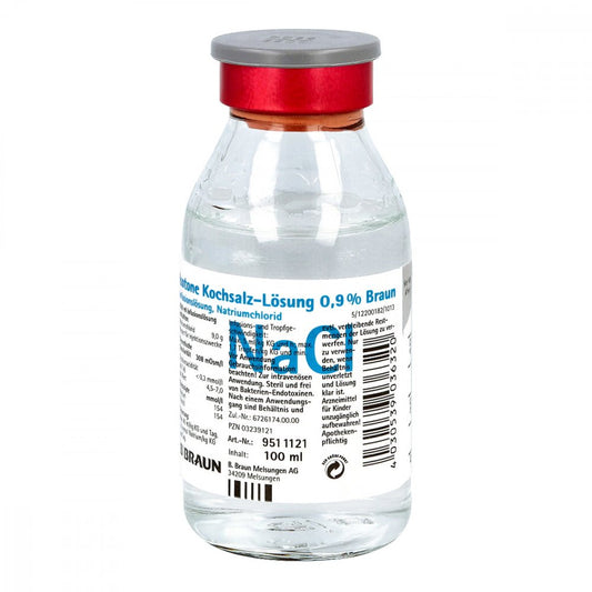 Kochsalzlösung 0,9% Glasfl. (100 ml)