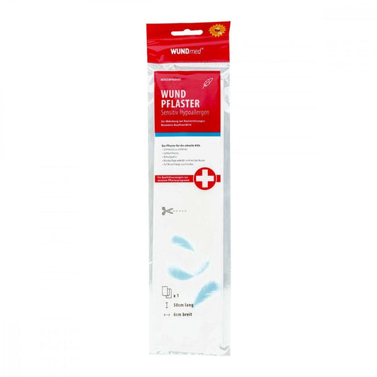 Wundpflaster 6 Cmx0,5 M Sensitiv Hypoallergen (1 stk)