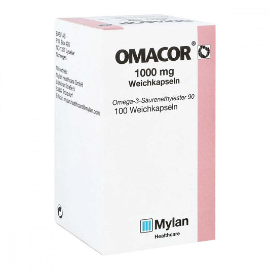 Omacor 1.000 Mg Weichkapseln (100 stk)