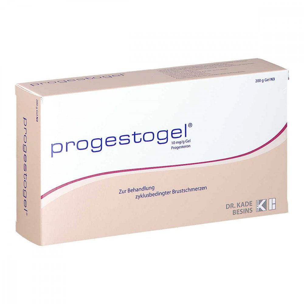 Das Produktfoto zeigt Progestogel (2X100 g) PZN 03249295