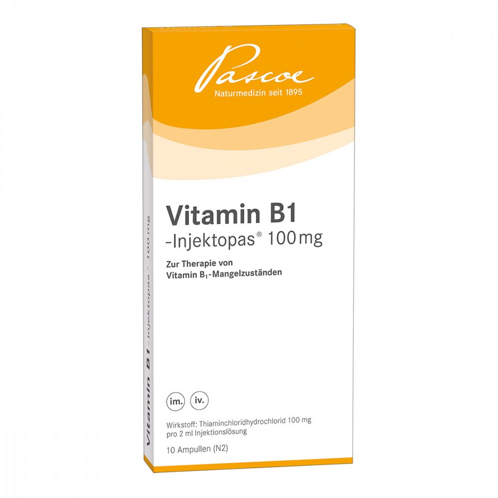 Vitamin B1 Injektopas 100 Mg Injektionslösung (10X2 ml)