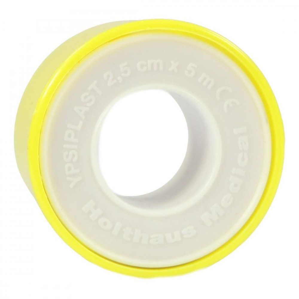Das Produktfoto zeigt Heftpflaster Ypsiplast Starr 2,5 Cmx5 M (1 stk) PZN 03270941