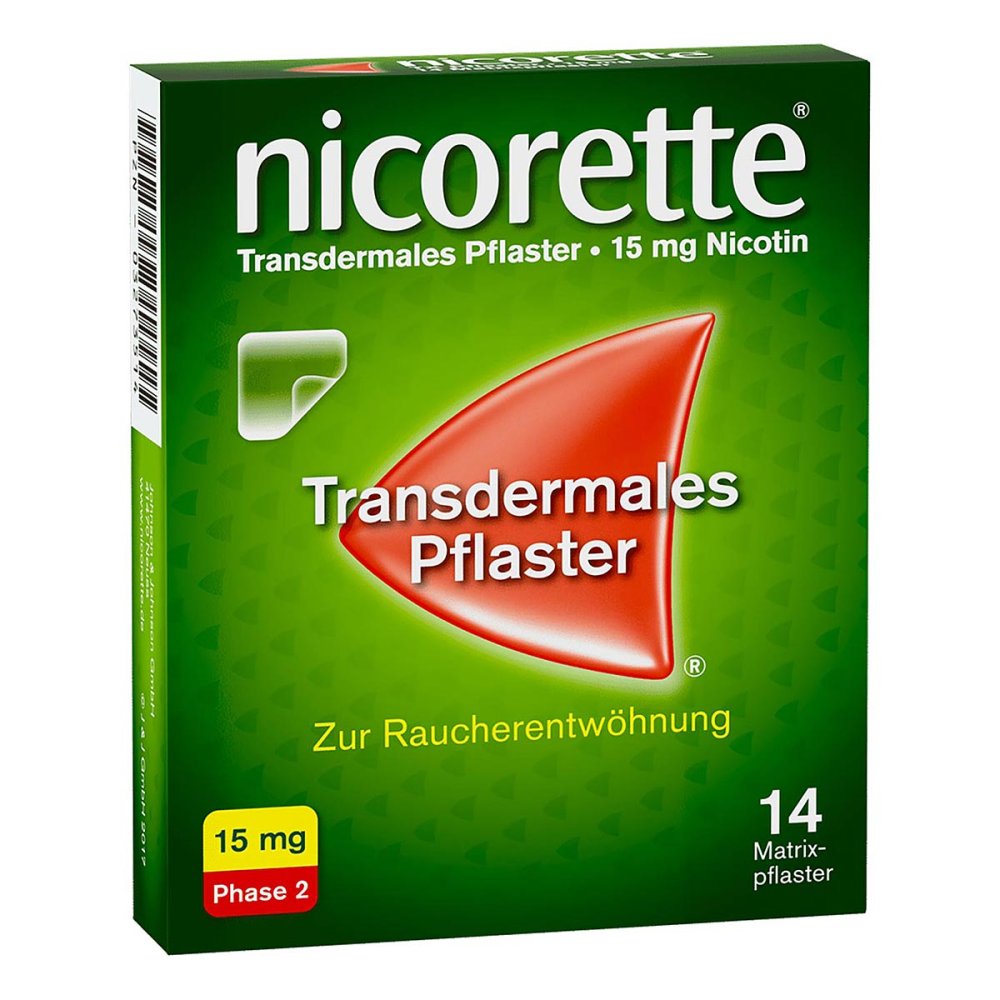 Nicorette Tx Pflaster 15 Mg (14 stk)