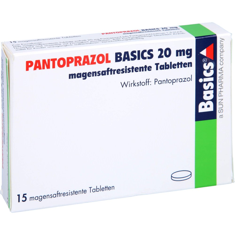 Pantoprazol Basics 20 Mg Magensaftres.Tabletten (15 stk)