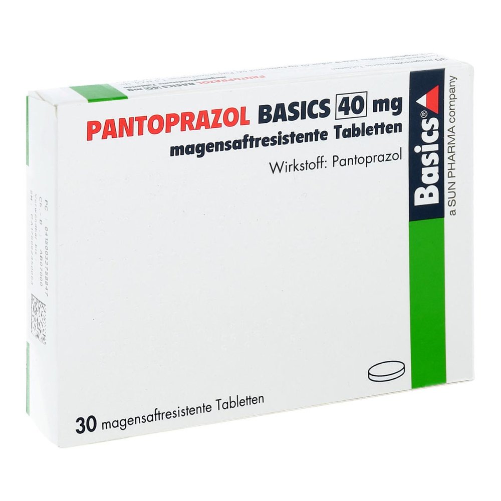 Pantoprazol Basics 40 Mg Magensaftres.Tabletten (30 stk)