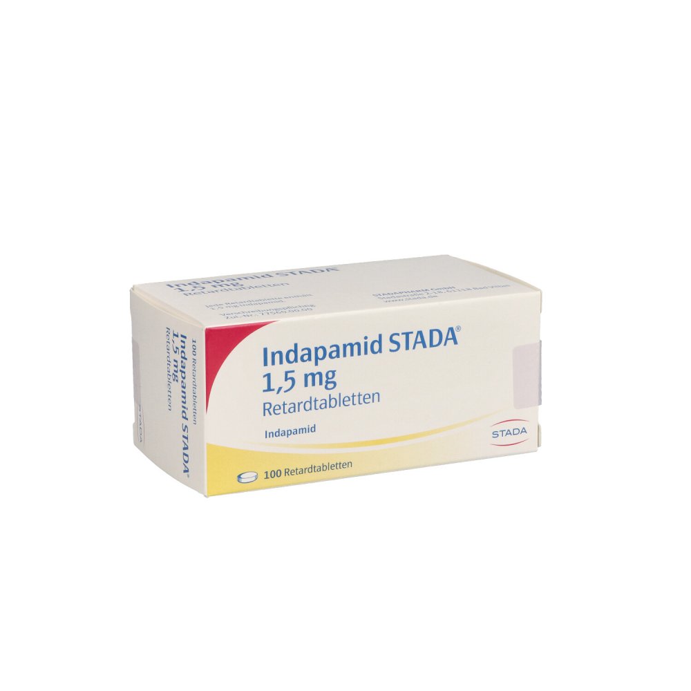 Indapamid Stada 1,5 Mg Retardtabletten (100 stk)
