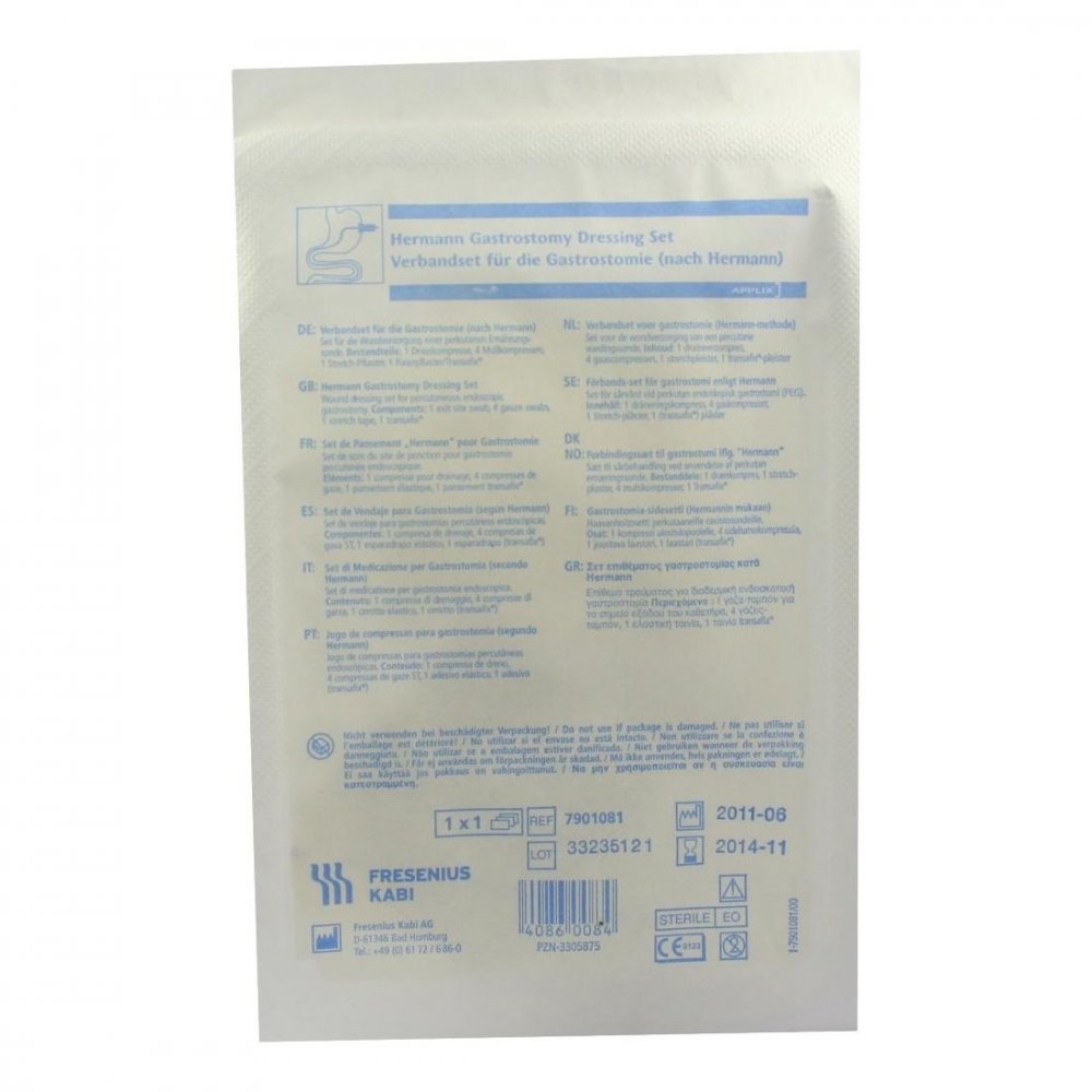 Das Produktfoto zeigt Verbandset F.D.Gastrostomie Nach Herrmann (1 stk) PZN 03305875