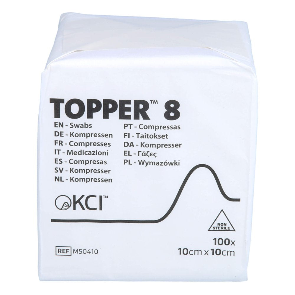 Das Produktfoto zeigt Topper 8 Kompr.10x10 Cm Unsteril (100 stk) PZN 03306834