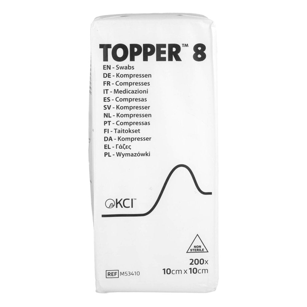 Das Produktfoto zeigt Topper 8 Kompr.10x10 Cm Unsteril (200 stk) PZN 03306840