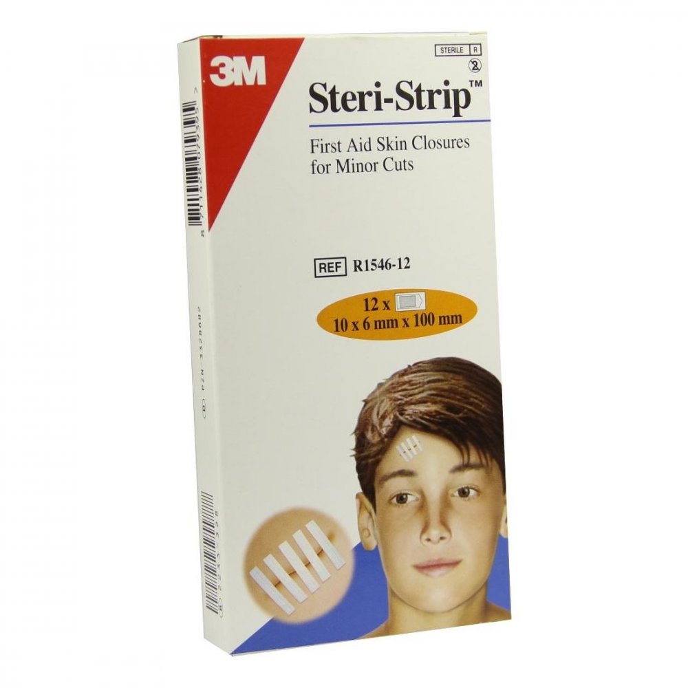 Das Produktfoto zeigt Steri Strip Steril 6x102mm 1546np-12 (12X10 stk) PZN 03328882