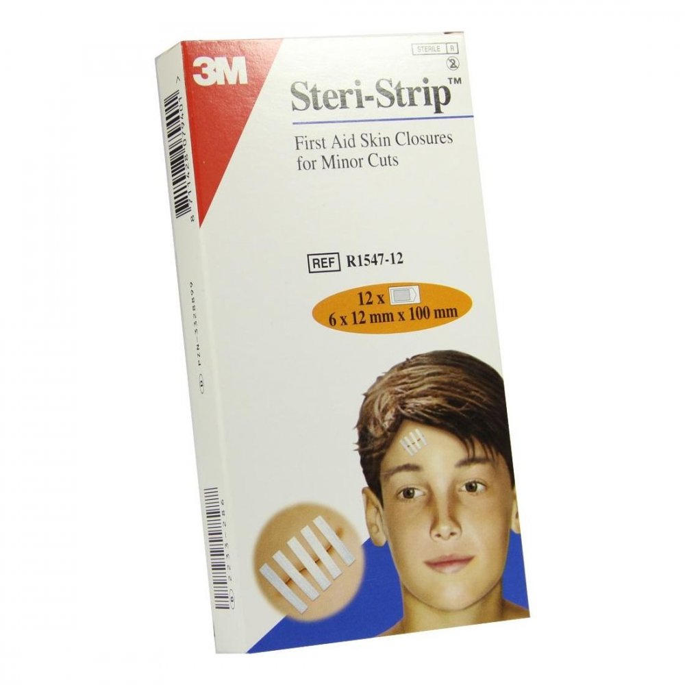 Das Produktfoto zeigt Steri Strip Steril 12x102mm 1547np-12 (12X6 stk) PZN 03328899