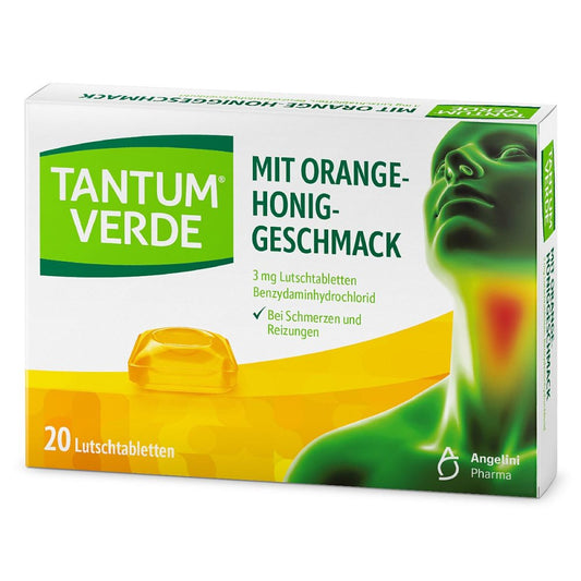 Tantum Verde 3 Mg Lutschtabl.M.Orange-Honiggeschm. (20 stk)