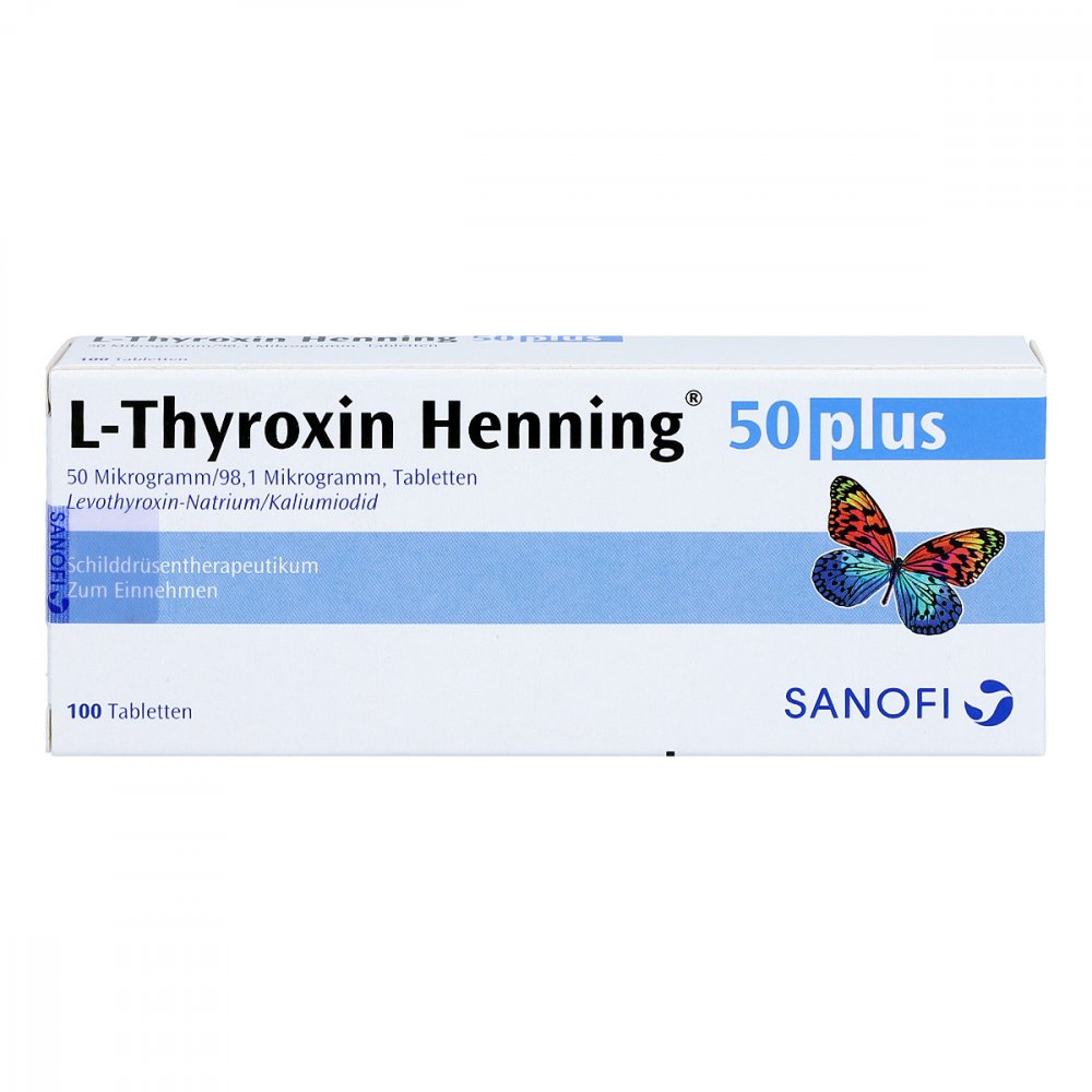L-Thyroxin 50 Henning Plus Tabletten (100 stk)