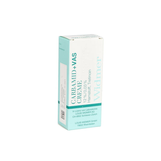 Das Produktfoto zeigt Widmer Carbamid + Vas Creme (30 g) PZN 03350427