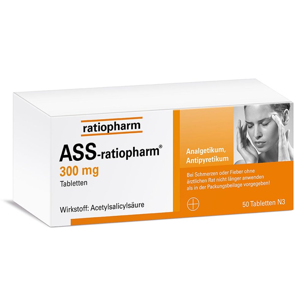 Ass-Ratiopharm 300 Mg Tabletten (50 stk)