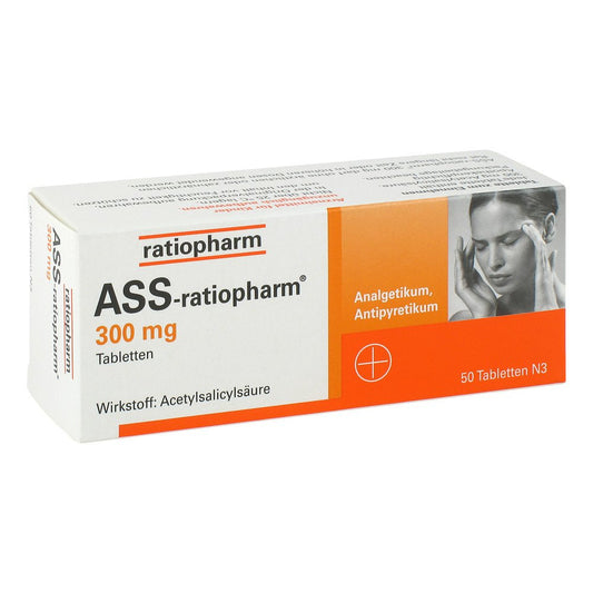 Ass-Ratiopharm 300 Mg Tabletten (50 stk)