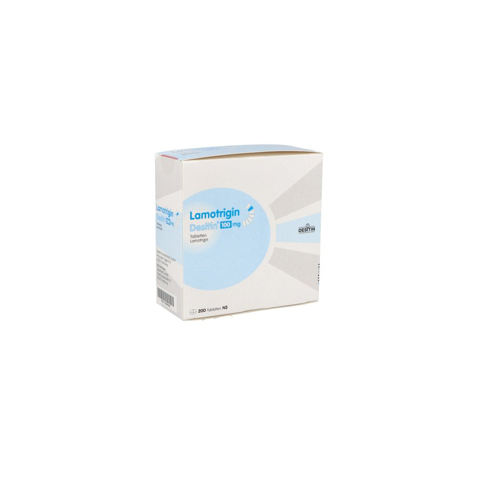 Das Produktfoto zeigt Lamotrigin Desitin 100 Mg Tabletten (200 stk) PZN 03360845