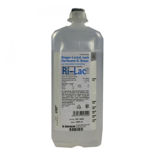 Das Produktfoto zeigt Ringer Lactat N.Hartm.B.Braun Ecofl.Plus Inf.-Lsg. (1000 ml) PZN 03368462