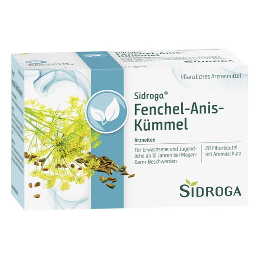 Sidroga Fenchel Anis Kümmel Tee Filterbeutel (20X2.0 g)