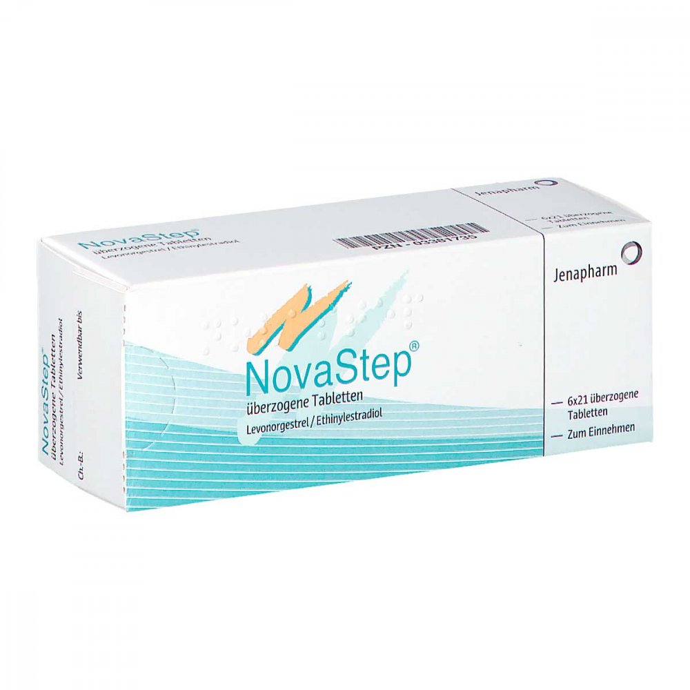 Das Produktfoto zeigt Novastep Überzogene Tabletten (6X21 stk) PZN 03381735